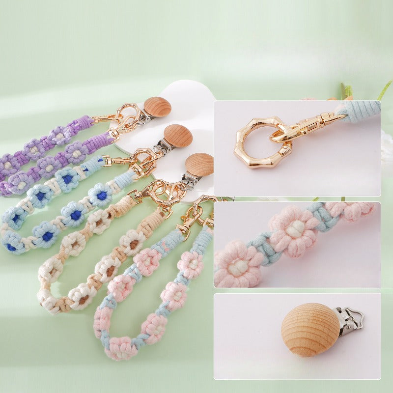 Wholesale Original Multi functional Pendant Handmade Cute Daisy Flower Keychains